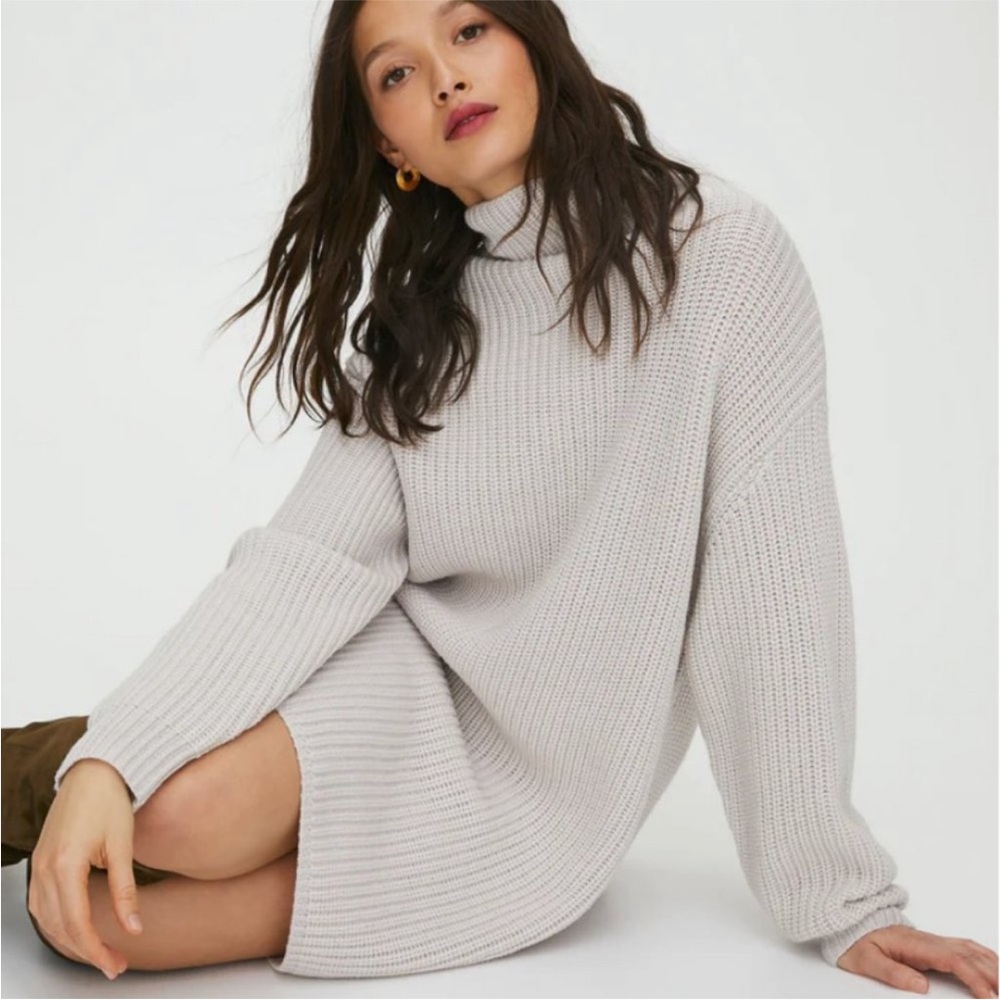 Wilfred Montpellier Grey Sweater Dress
